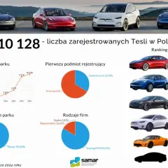 Tesla w Polsce: 21 775 aut! Czy to już dominacja elektryków?
