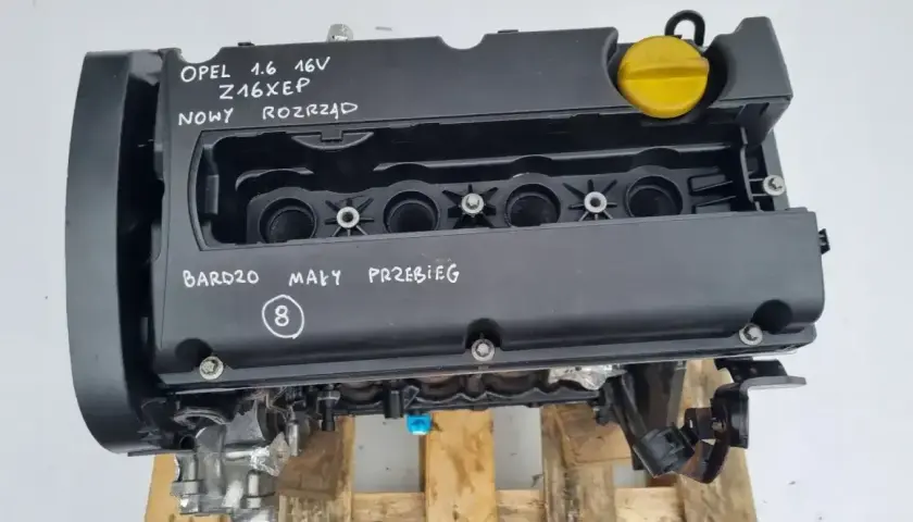 Silnik Opel Meriva 1.6 benzyna, Z16XEP, z nowym rozrządem i małym przebiegiem.