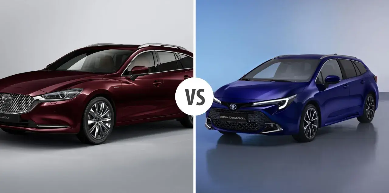 Porównanie Mazda 6 kombi i Toyota Corolla Touring Sports. Sprawdź mazda 6 wymiary i konkurencyjność.