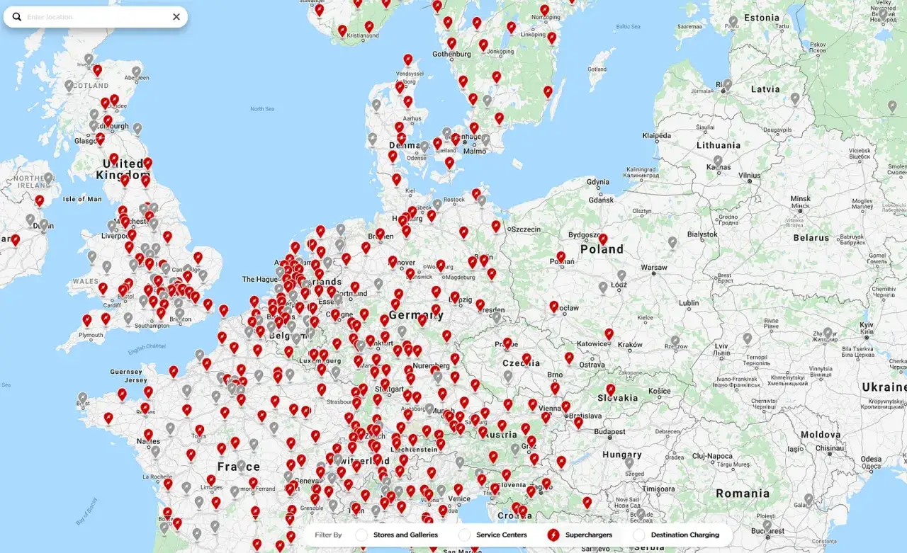 Tesla Supercharger Polska